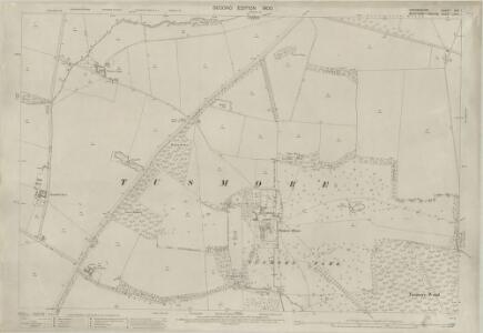 Oxfordshire XVII.1 (includes: Cottisford; Croughton; Evenley; Hardwick with Tusmore; Stoke Lyne) - 25 Inch Map