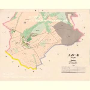Jawor (Garow) - c2787-1-002 - Kaiserpflichtexemplar der Landkarten des stabilen Katasters