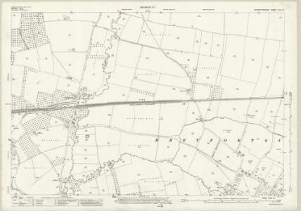 Worcestershire XLIII.13 (includes: Badsey; Bretforton; Offenham; South Littleton) - 25 Inch Map