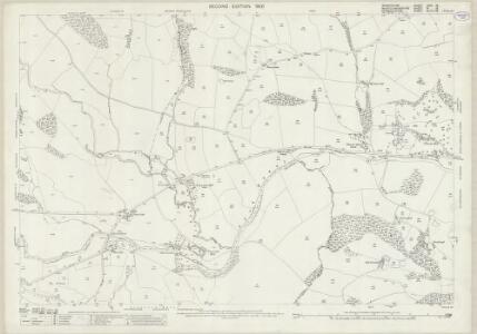 Shropshire XVIII.15 (includes: Llangedwyn; Llansilin; Llanyblodwel; Pool) - 25 Inch Map