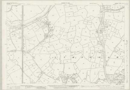 Somerset XVI.16 (includes: Bleadon; Brent Knoll; Lympsham) - 25 Inch Map