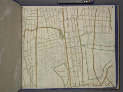 Bronx, Topographical Map Sheet 8; [Map bounded by Buchanan PL., 4th St., Webster Ave., Grove St., 3rd Ave., Quarry Road, Boston Road; Including 170th St., Elliot St., Findlay Ave., Mott Ave., Jerome Ave., 1st Ave., Macombs Dam Road]