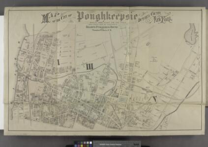 Map of the city of Poughkeepsie Dutchess County, New York. [Village]