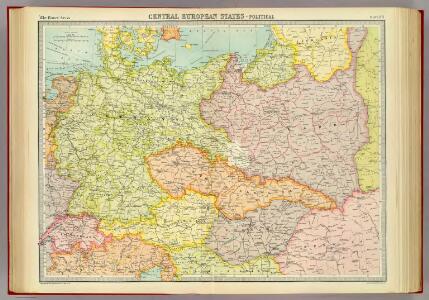 Central European states - political.
