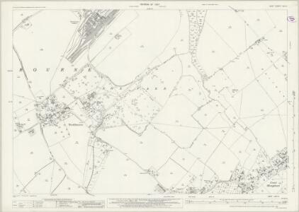 Kent LVIII.3 (includes: Deal; Northbourne; Sholden) - 25 Inch Map