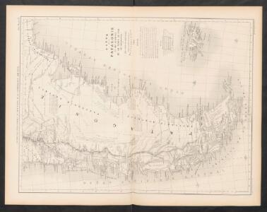 Carte de la Patagonie et des Archipels de la Terre de Feu des Malounies et des Còtes Occidentales