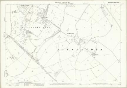 Bedfordshire XXVIII.4 (includes: Battlesden; Heath and Reach; Hockliffe; Milton Bryan; Potsgrove) - 25 Inch Map