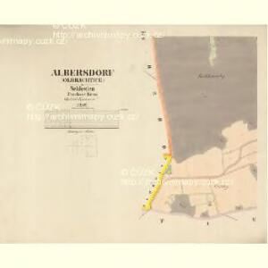Albersdorf (Olbrachtice) - m0005-1-004 - Kaiserpflichtexemplar der Landkarten des stabilen Katasters