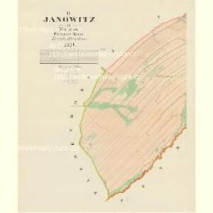 Janowitz - m1034-1-002 - Kaiserpflichtexemplar der Landkarten des stabilen Katasters