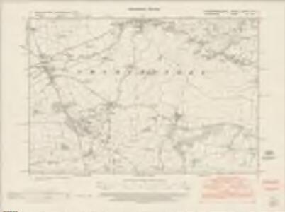 Montgomeryshire XXXVIII.SW - OS Six-Inch Map