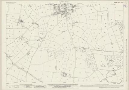 Durham XLVIII.8 (includes: Coatham Mundeville; Heighington; Walworth) - 25 Inch Map