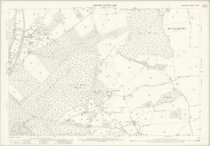 Berkshire XXXV.3 (includes: Bucklebury; Chieveley; Frilsham; Hampstead Norris; Hermitage; Yattendon) - 25 Inch Map