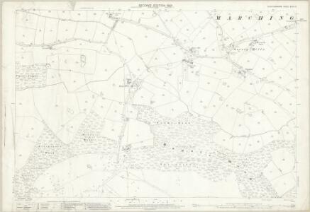 Staffordshire XXXII.14 (includes: Abbots Bromley; Marchington; Newborough; Uttoxeter Rural) - 25 Inch Map