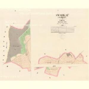 Swarkau (Swarkow) - c7575-1-001 - Kaiserpflichtexemplar der Landkarten des stabilen Katasters