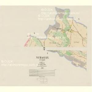 Netschin (Neczin) - c4989-1-005 - Kaiserpflichtexemplar der Landkarten des stabilen Katasters