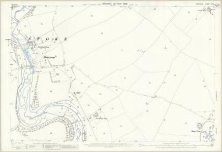 Hampshire and Isle of Wight XLII.1 (includes: Itchen Stoke and Ovington; Old Alresford) - 25 Inch Map
