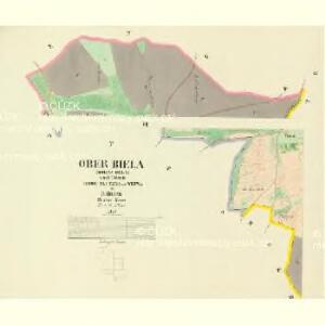 Ober Biela (Hornj Běla) - c2012-1-002 - Kaiserpflichtexemplar der Landkarten des stabilen Katasters