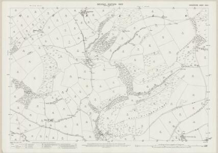 Radnorshire XVII.4 (includes: Llangynllo) - 25 Inch Map