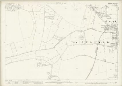 Berkshire XVI.10 (includes: Brightwell Cum Sotwell; Cholsey; Wallingford) - 25 Inch Map