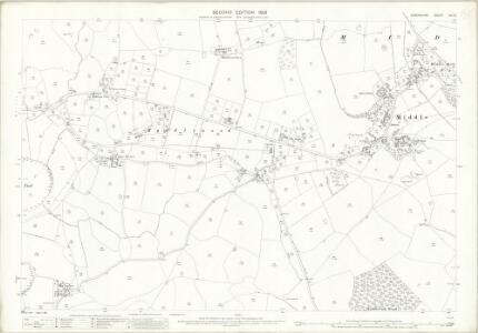 Shropshire XXI.13 (includes: Baschurch; Myddle) - 25 Inch Map