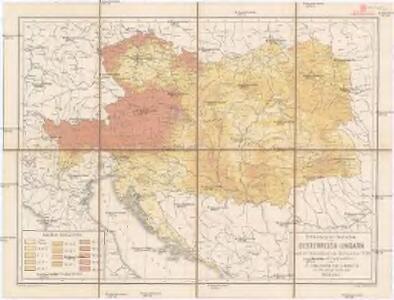Verbreitung der Deutschen in Oesterreich-Ungarn nach der Volkszählung vom 31. Dezember 1880 (Gerichts-und Stuhlbezirke)