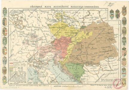 Dějepisná mapa mocnářství Rakousko-uherského