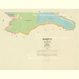 Kropitz - c3509-1-003 - Kaiserpflichtexemplar der Landkarten des stabilen Katasters