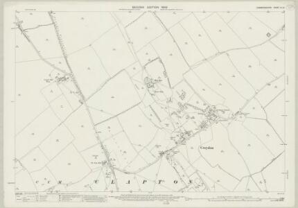 Cambridgeshire LII.8 (includes: Arrington; Croydon; East Hatley) - 25 Inch Map