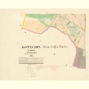 Kotschin - c3242-1-004 - Kaiserpflichtexemplar der Landkarten des stabilen Katasters