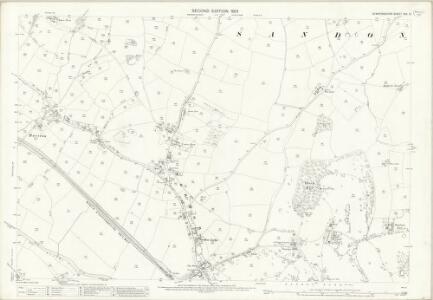Staffordshire XXX.12 (includes: Marston; Sandon) - 25 Inch Map