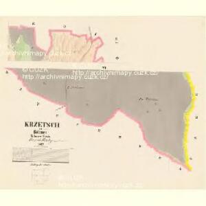 Krzetsch - c3604-1-005 - Kaiserpflichtexemplar der Landkarten des stabilen Katasters