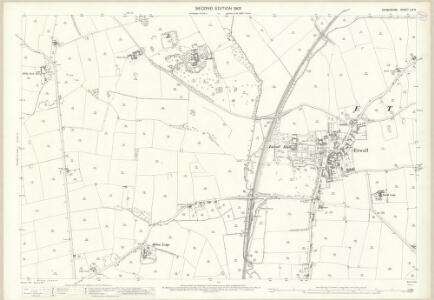 Derbyshire LIV.5 (includes: Ash; Etwall; Hilton) - 25 Inch Map
