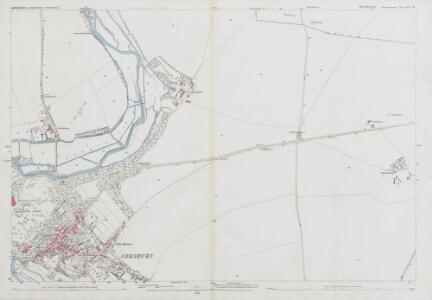 Wiltshire LIV.16 (includes: Amesbury; Bulford) - 25 Inch Map
