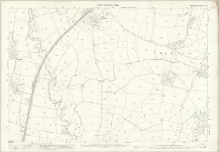 Shropshire LXX.11 (includes: Clunbury; Clungunford; Hopesay; Stokesay) - 25 Inch Map