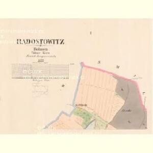 Radostowitz - c6385-1-001 - Kaiserpflichtexemplar der Landkarten des stabilen Katasters
