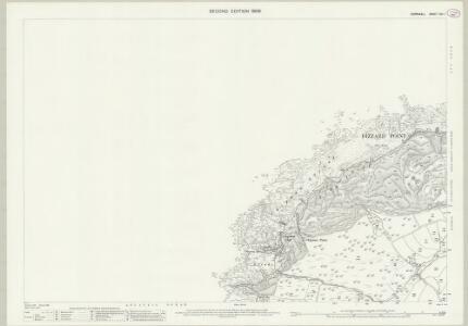 Cornwall VIII.1 (includes: St Gennys) - 25 Inch Map