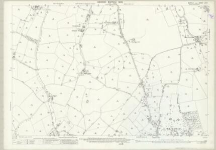 Suffolk LIV.8 (includes: Bradfield Combust; Bradfield St Clare; Great Welnetham; Little Welnetham; Stanningfield) - 25 Inch Map