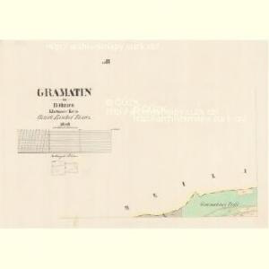 Gramatin - c7301-1-003 - Kaiserpflichtexemplar der Landkarten des stabilen Katasters