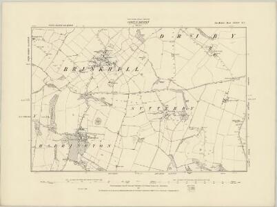 Lincolnshire LXXIV.NW - OS Six-Inch Map