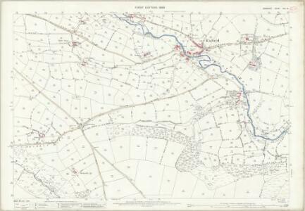 Somerset XLV.12 (includes: Exford; Winsford; Withypool) - 25 Inch Map