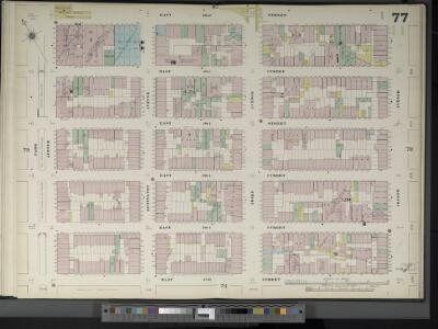 Manhattan, V. 4, Double Page Plate No. 77  [Map bounded by E. 42nd St., 2nd Ave., E. 37th St., Park Ave.]