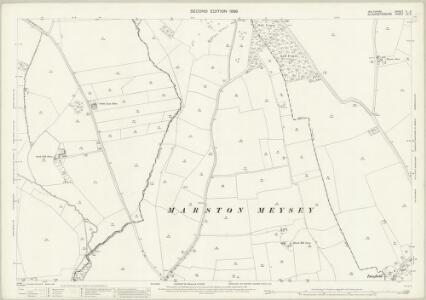 Wiltshire V.3 (includes: Down Ampney; Kempsford; Marston Meysey; Meysey Hampton) - 25 Inch Map
