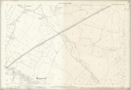 Gloucestershire XXV.16 (includes: Barnwood; Churchdown; Gloucester; Hucclecote; Innsworth) - 25 Inch Map