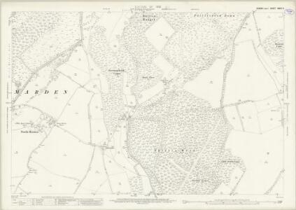 Sussex XXXIV.9 (includes: Elsted; Marden; Treyford; West Dean) - 25 Inch Map