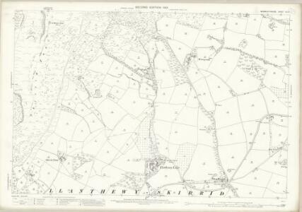 Monmouthshire VII.5 (includes: Grosmont; Llanddewi Ysgyryd; Llandeilo Bertholau) - 25 Inch Map