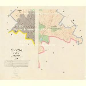 Mezno - c4575-1-003 - Kaiserpflichtexemplar der Landkarten des stabilen Katasters