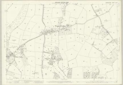 Warwickshire XLIII.7 (includes: Binton; Exhall; Haselor; Temple Grafton) - 25 Inch Map