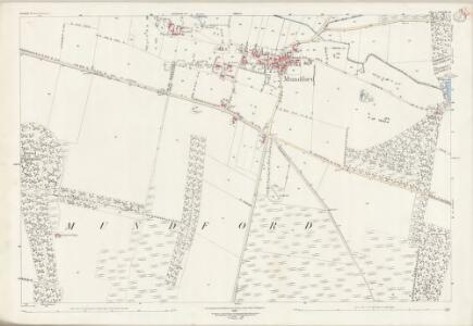 Norfolk LXXXIII.13 (includes: Ickburgh; Lynford; Mundford) - 25 Inch Map
