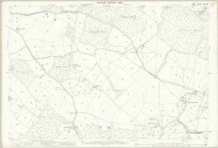Kent LXXII.15 (includes: Kenardington; Woodchurch) - 25 Inch Map