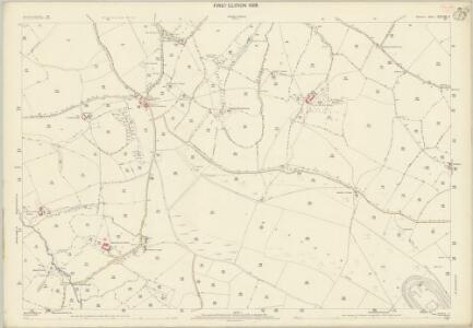 Dorset XXVIII.3 (includes: Broadwindsor; Pilson) - 25 Inch Map
